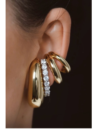 Double Kos Earcuff Gold