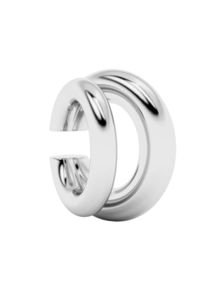 Double Kos Earcuff Silver