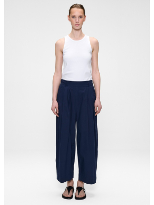 Poplin Jody pants indigo
