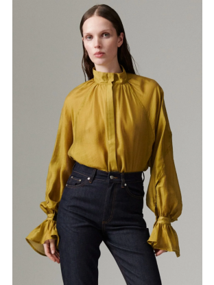 Blouse Wayo Ecru Olive