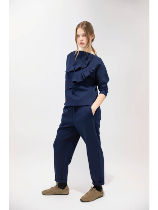 Jogging Style Trousers Navy