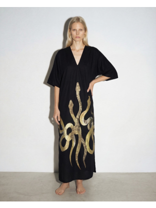 Dress Rewa Pythons Black