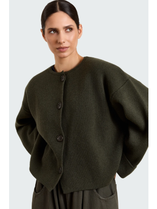 Cardigan Pippa Dark Military