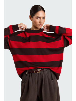 Jumper Sasha Red Brown