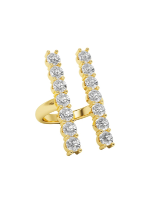 Iris Diamond Ring Gold