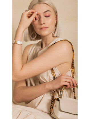 Bonnie bag mini off-white tortu