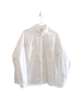 Shirt Pleats White
