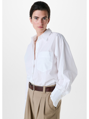 Shirt White Poplin