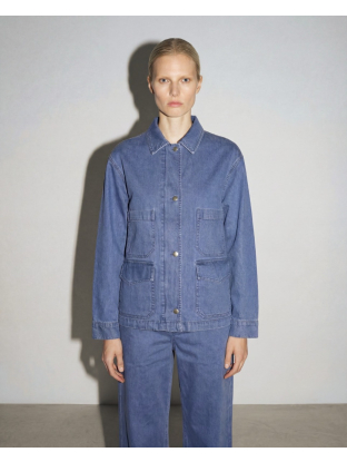 Jacket Asam Twill ocean