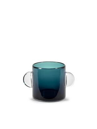 vaas wind & fire donkerblauw 