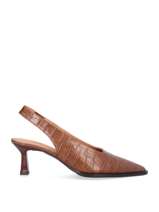 Saddle Monterrey Croco 25