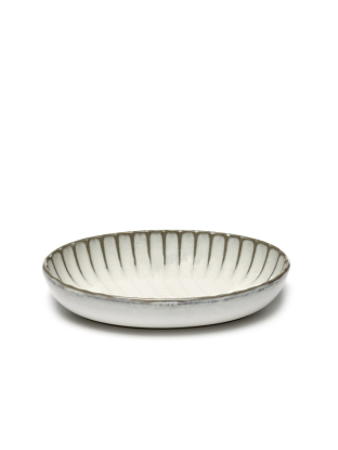 serveerkom ovaal inku wit