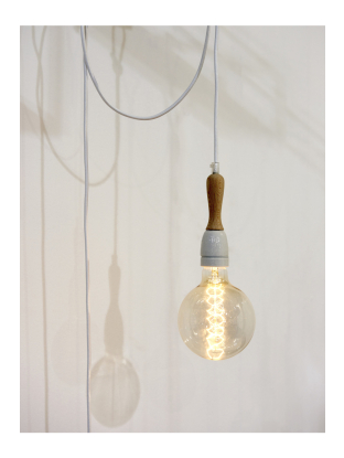 lampe noire / blanche de studio simple 