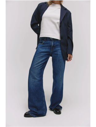 Pants the Baggy Dark Blue