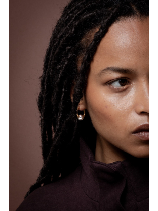 Oorbellen Bear messing goud