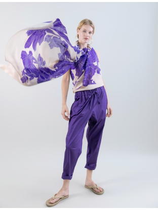 Cropped Trousers Cobalt