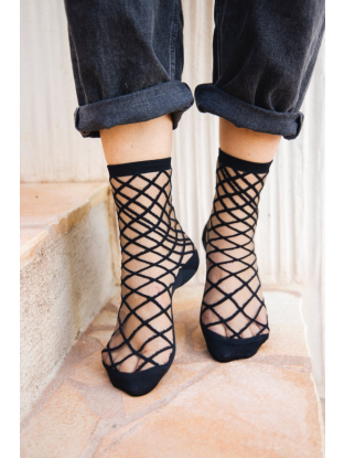 Socks Brooklyn Bridge Black