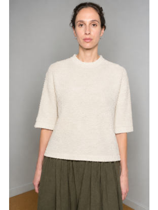 Pull Kid Mohair White