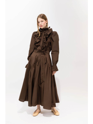 Ruffled Skirt Truffle