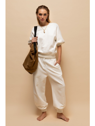 broek area sweat white van mel