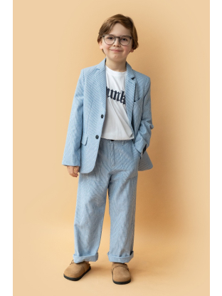 shop nu broek dhokla b london blue van simple kids bij ik koop Belgisch conceptstore 'les belges', ruimste aanbod van Belgische kindermode