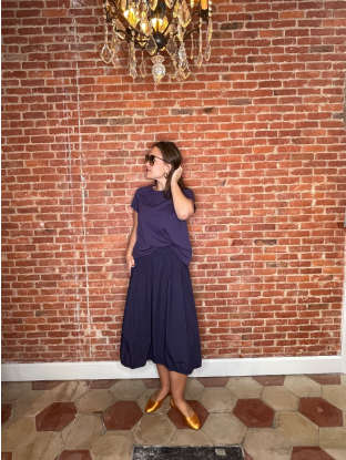 Basic T-shirt aubergine