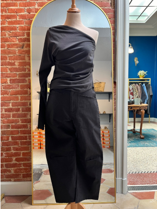 Pantalon Millie Twill coal gris foncé