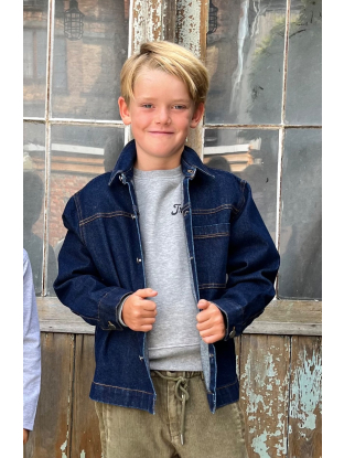 Chemise Maxim Denim Indigo bleu