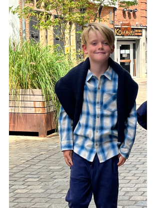 Chemise Coffee Nabraska bleu