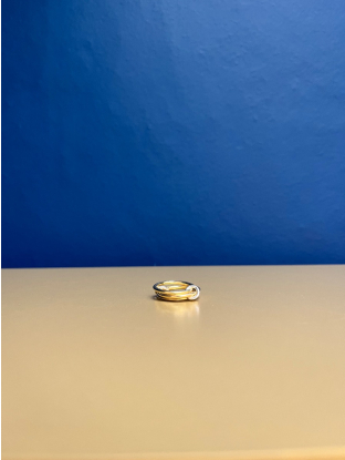 Ring Swan messing goud