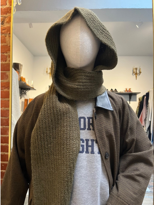 Echarpe en laine Pop kaki