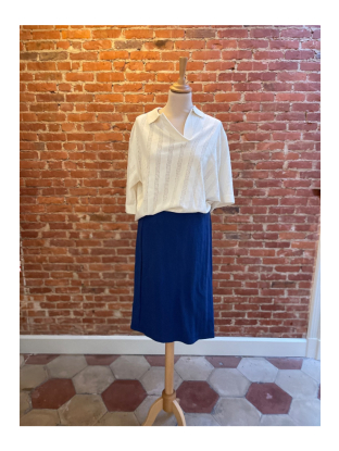 Blauwe rok Nathalie Vleeschouwer Febe