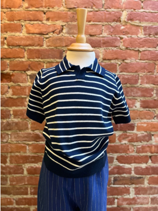 trui omar cotton navy van simple kids