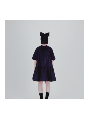 jurk 4043 nylon dark blue van caroline bosmans