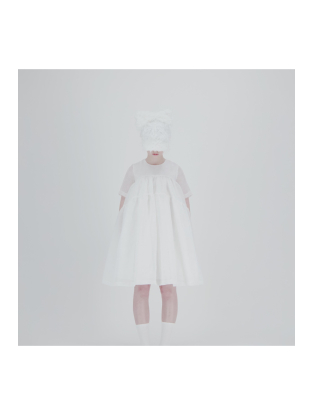 jurk dress 4046 co jersey white 