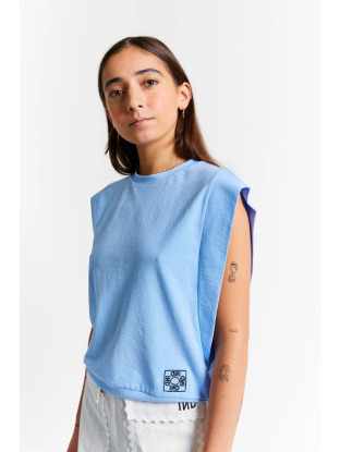 t-shirt sanfrancisco ionic blue van indee