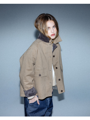 Coat Irina Barbour Sand