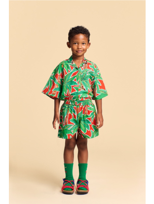 Monkey Forest hemd groen en rood