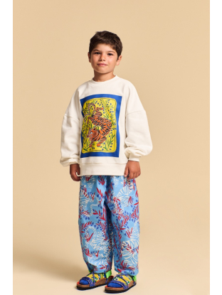 Tiger sweatshirt cloudy white