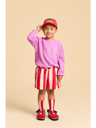 zwembroek hot wit en rood