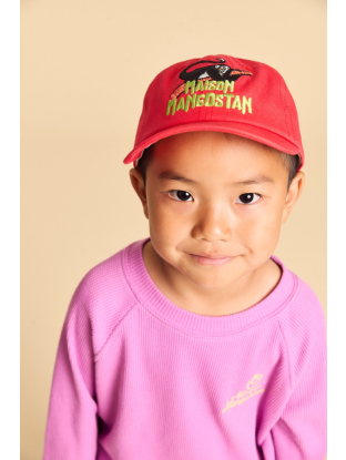 Mangostan logo t-shirt roze