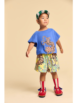 Tiger tank t-shirt blauw