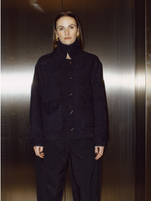 Veste Marcella bleu/noir