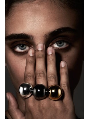 ring relate silver van laurence delvallez