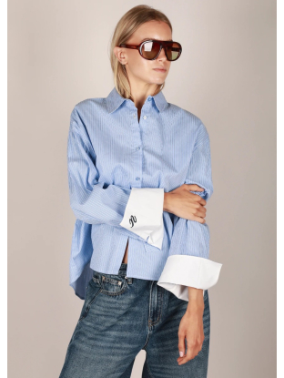 Shirt Dia Blue Stripe