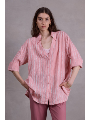 Roze blouse Nathalie Vleeschouwer Felicia