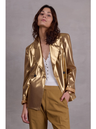 Gouden blazer Nathalie Vleeschouwer Davos