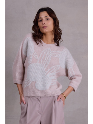 Roze trui Nathalie Vleeschouwer Avoine