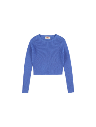 shop nu trui paris blue van maan bij ik koop Belgisch conceptstore 'les belges', ruimste aanbod van Belgische damesmode en kindermode