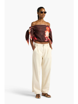 Top Ava Fiore Macro Bordeaux